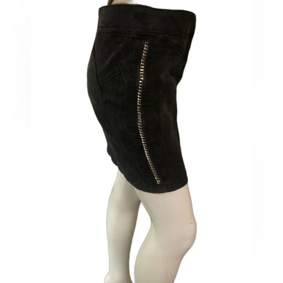 Pre loved Blank NYC Embellished Denim boho Skirt - - Picture 4 of 14